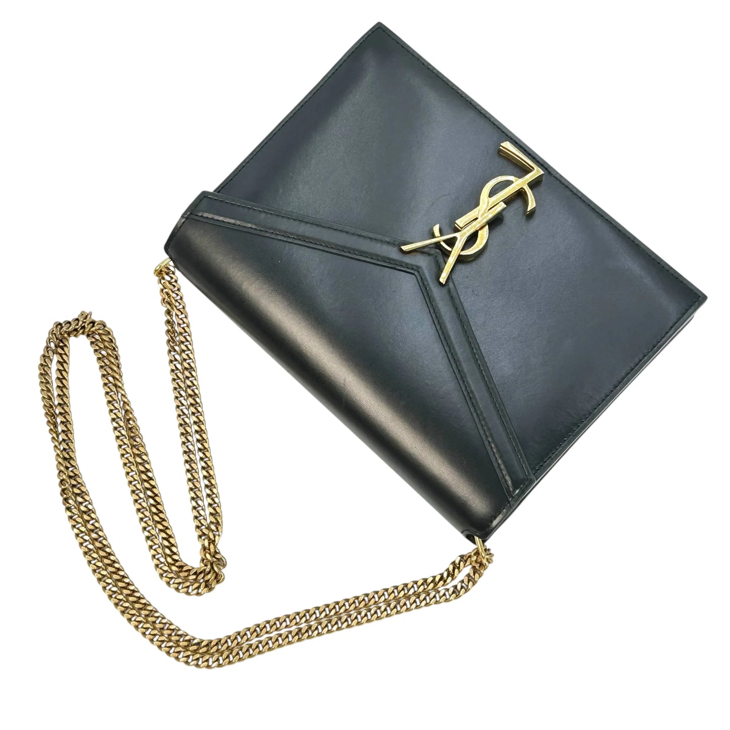 Saint Laurent カサンドラ チェーンショルダーバッグ - ブラック