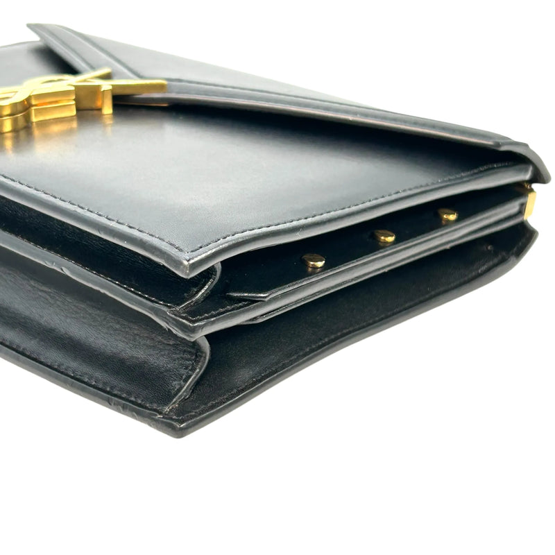 Saint Laurent カサンドラ チェーンショルダーバッグ - ブラック