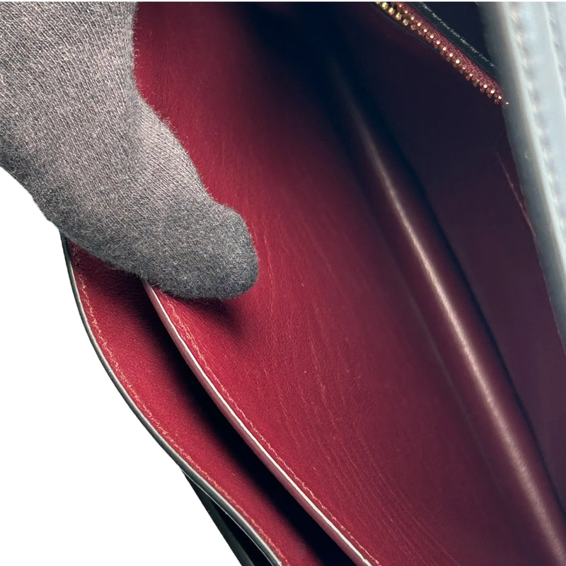 Saint Laurent カサンドラ チェーンショルダーバッグ - ブラック