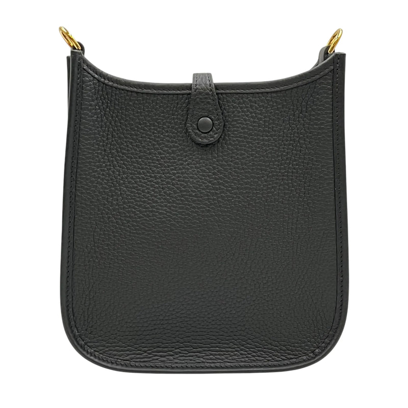 Hermès Evelyn TPM Taurillon Clemence W Stamp (2024) Shoulder Bag - Black 