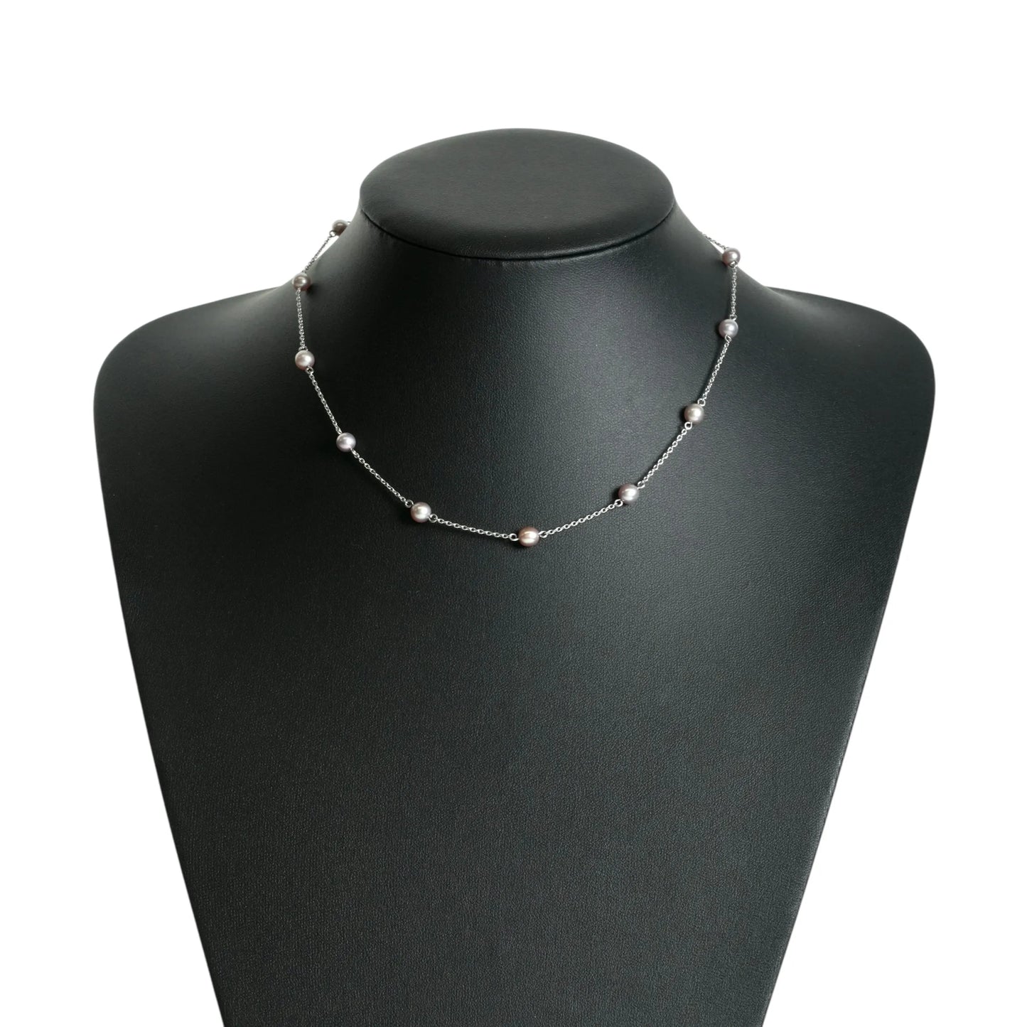 TASAKI パール ステーション ネックレス - 18KWG