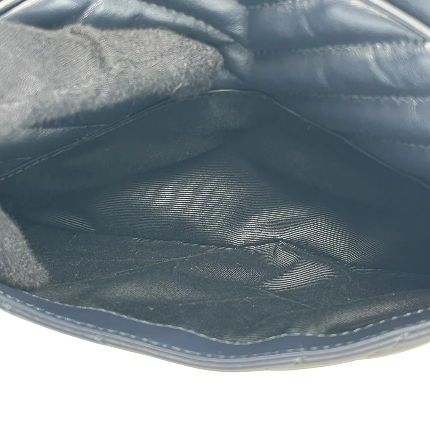 Saint Laurent ルー ミディアム ショルダーバッグ - ネイビー