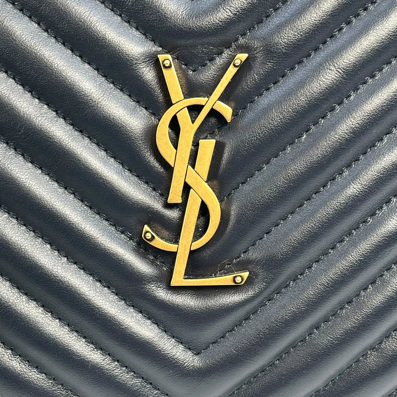 Saint Laurent ルー ミディアム ショルダーバッグ - ネイビー