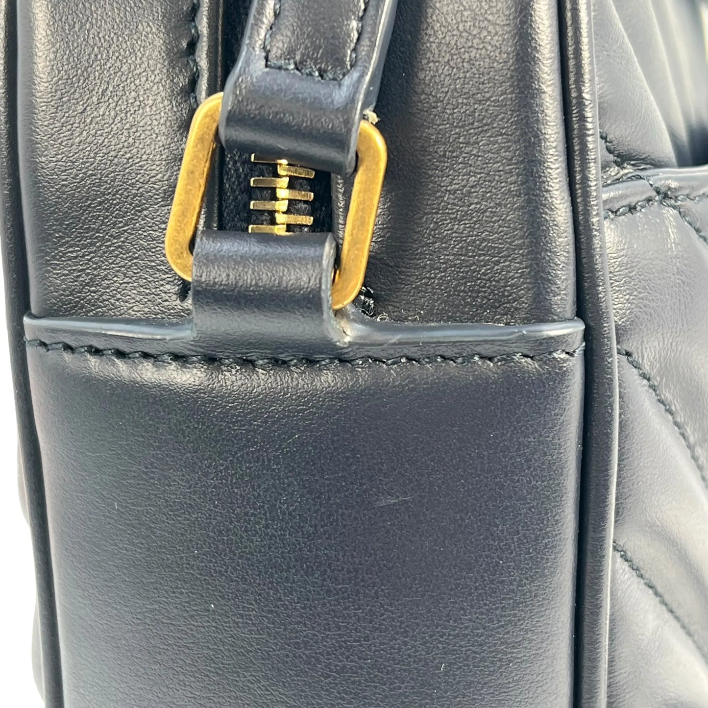 Saint Laurent ルー ミディアム ショルダーバッグ - ネイビー