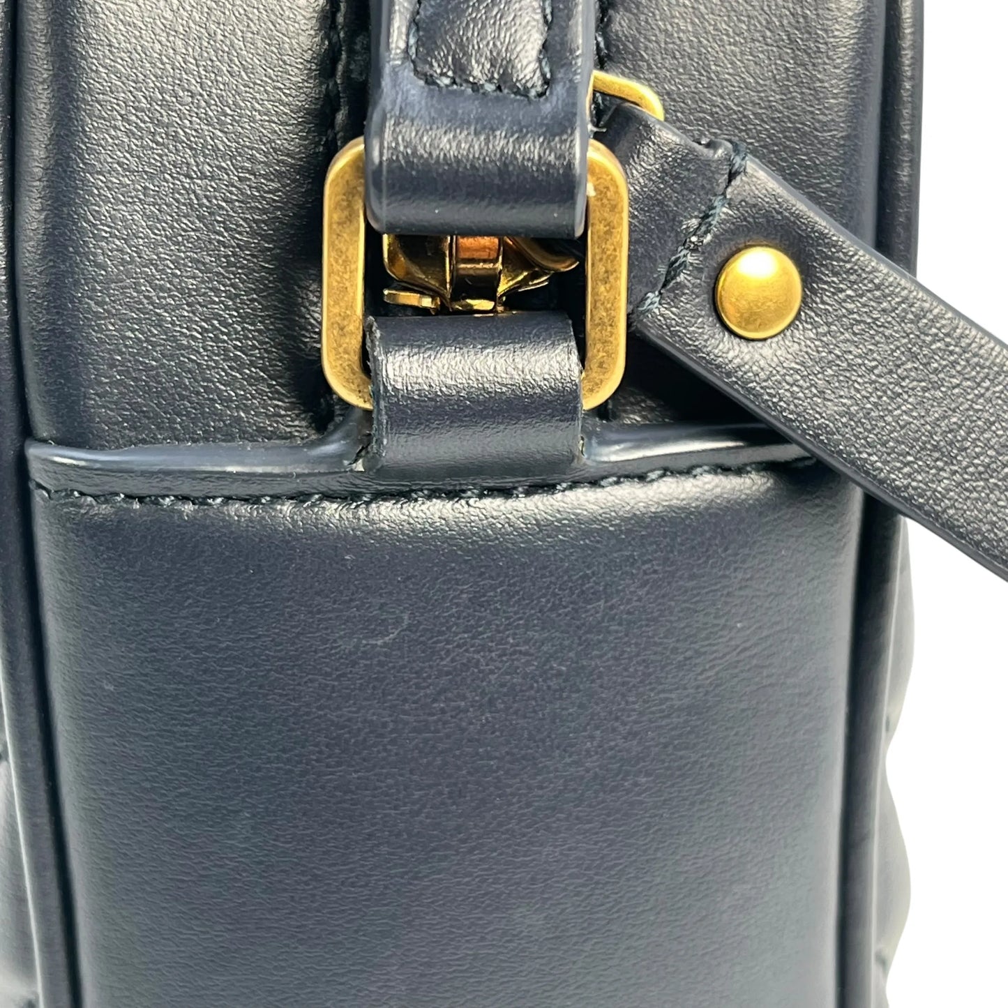 Saint Laurent ルー ミディアム ショルダーバッグ - ネイビー