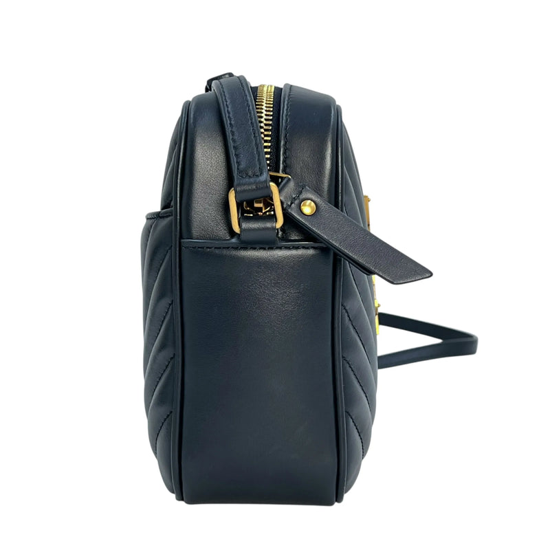 Saint Laurent ルー ミディアム ショルダーバッグ - ネイビー