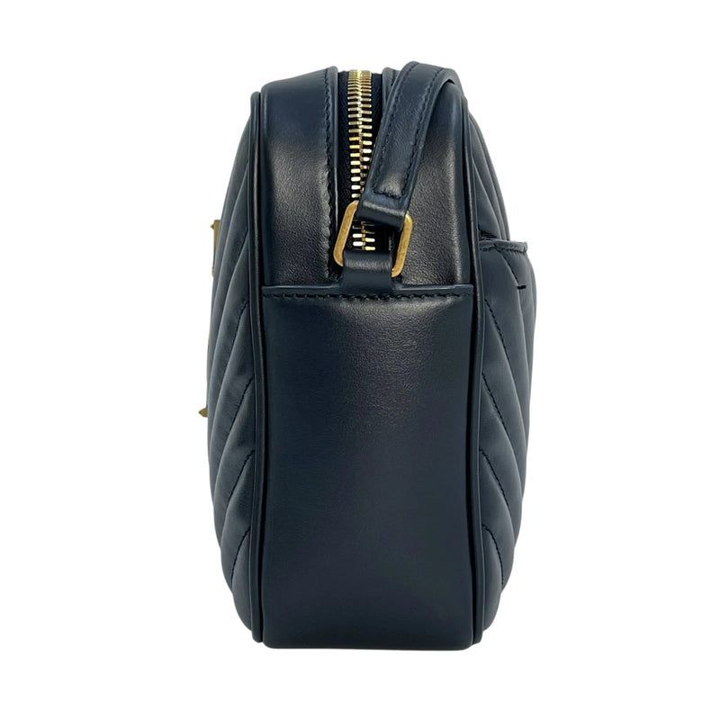 Saint Laurent ルー ミディアム ショルダーバッグ - ネイビー