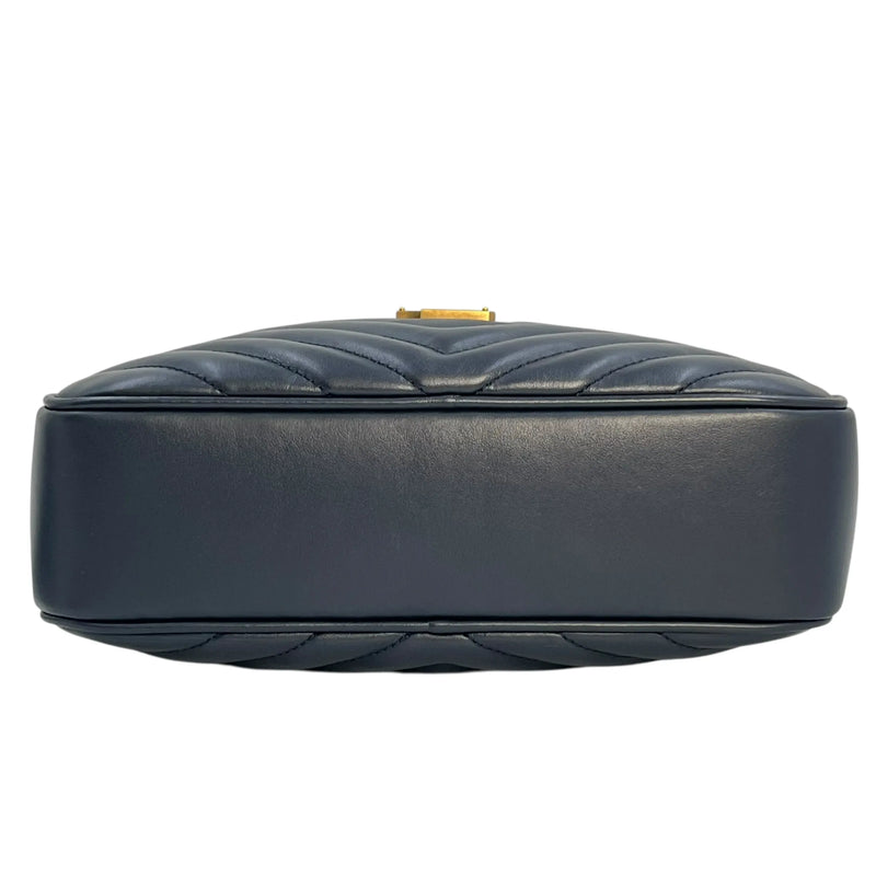 Saint Laurent ルー ミディアム ショルダーバッグ - ネイビー