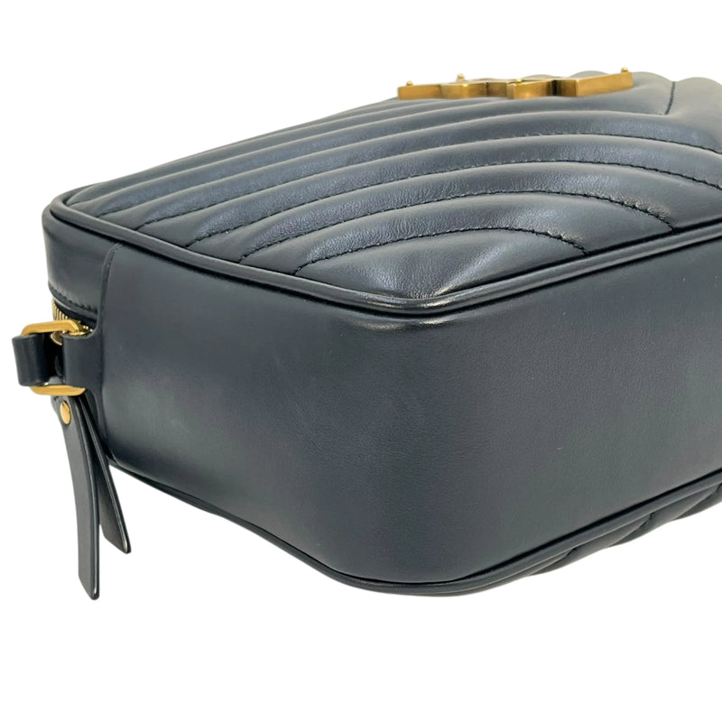 Saint Laurent ルー ミディアム ショルダーバッグ - ネイビー