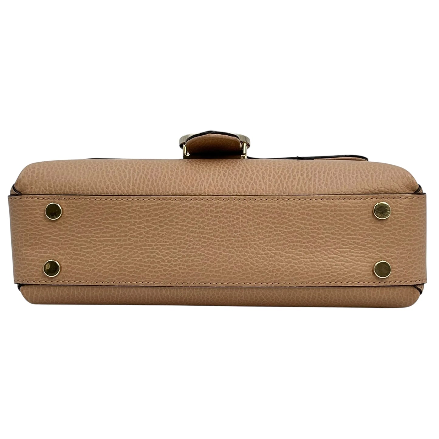 GUCCI Interlocking G Chain Shoulder Bag - Beige 