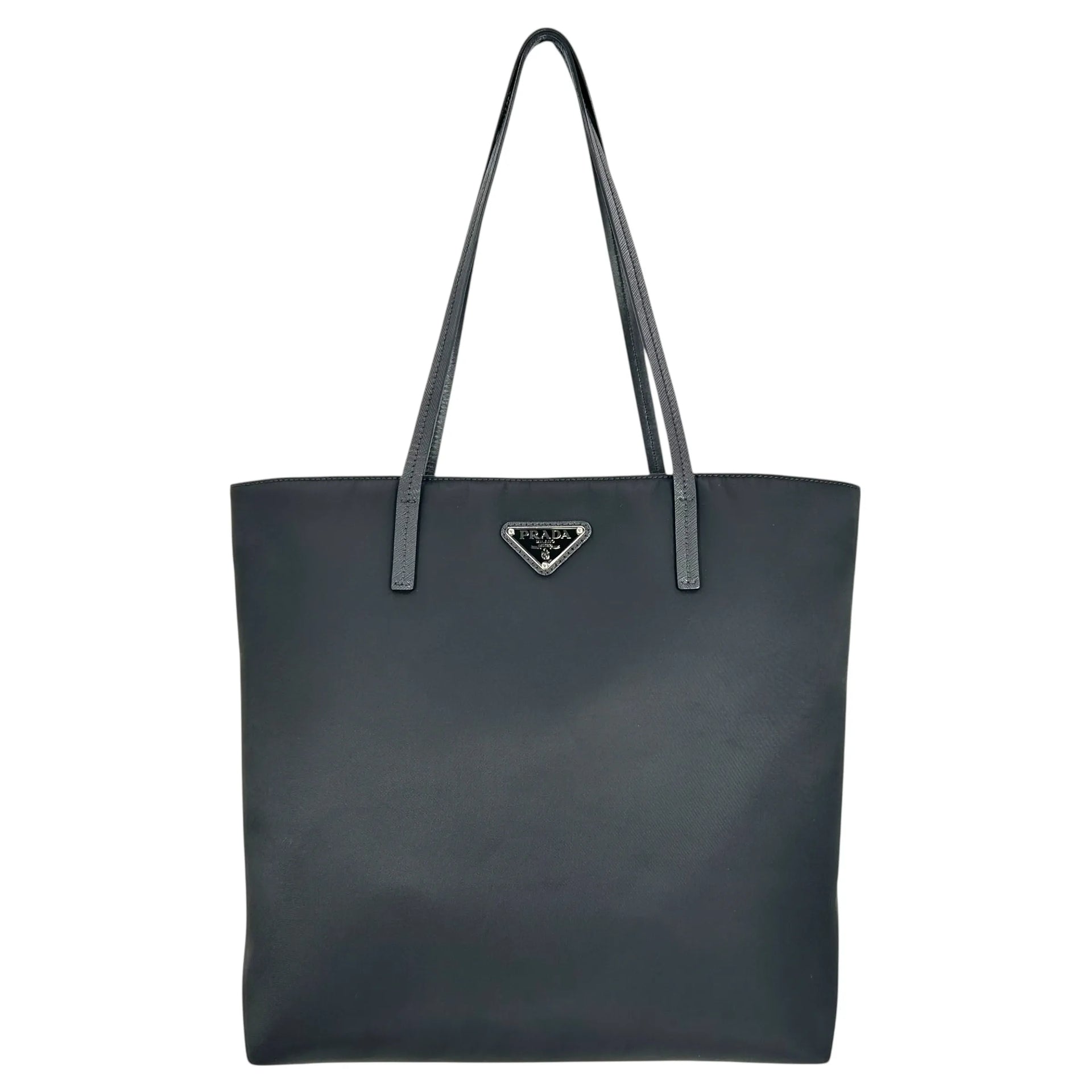 プラダ　ブラックトートバッグ ナイロン製 PRADA ナイロン トートバッグ - ブラック - 33179 – Feed Festa