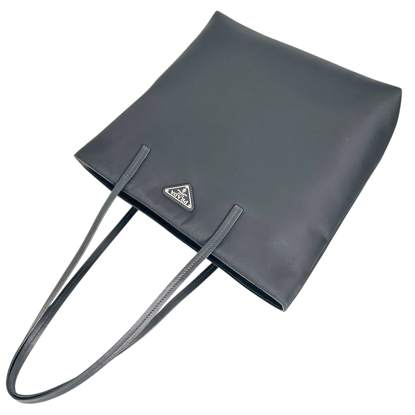 PRADA Nylon Tote Bag - Black - 33179 