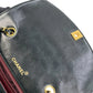 CHANEL Lambskin Matelassé Diana Flap 22 Chain Shoulder Bag - Black 