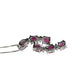 Ruby &amp; Diamond 0.05ct Necklace - 18KWG 