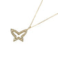 Butterfly Diamond 0.19ct Necklace - 18KYG 