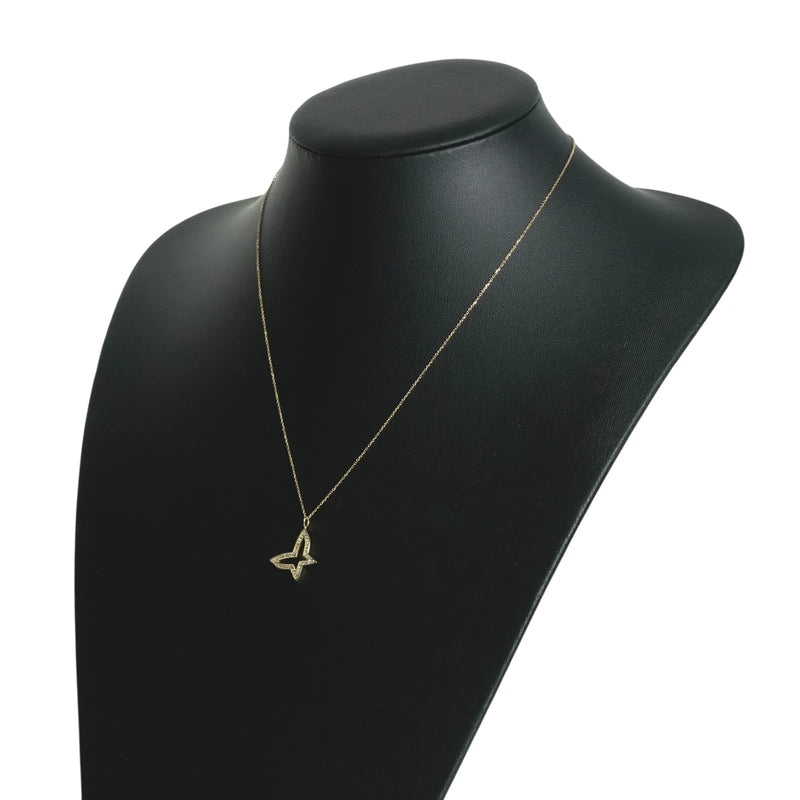 Butterfly Diamond 0.19ct Necklace - 18KYG 