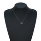 Horseshoe Necklace - 18KWG 