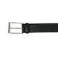 GUCCI Guccissima Leather Belt - Black - 33356 