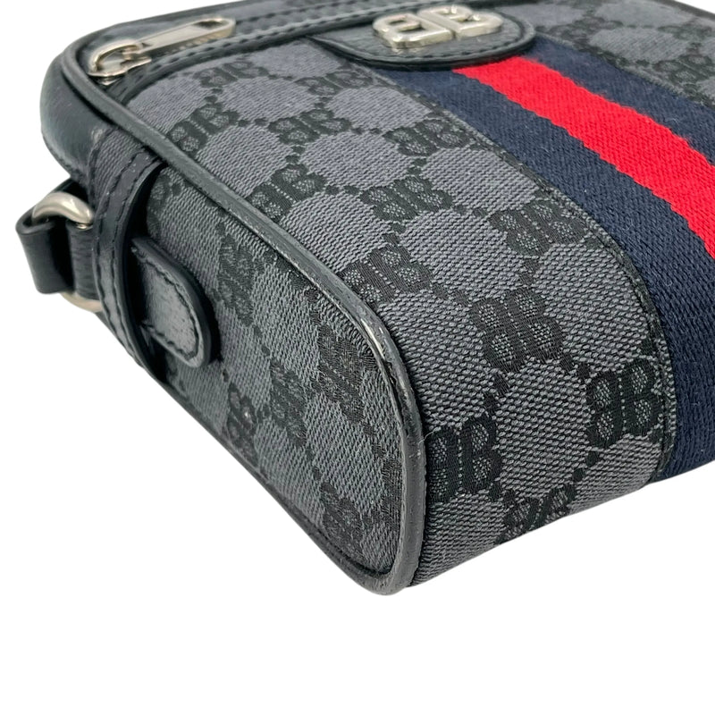 BALENCIAGA x GUCCI The Hacker Project Shoulder Bag - Black 