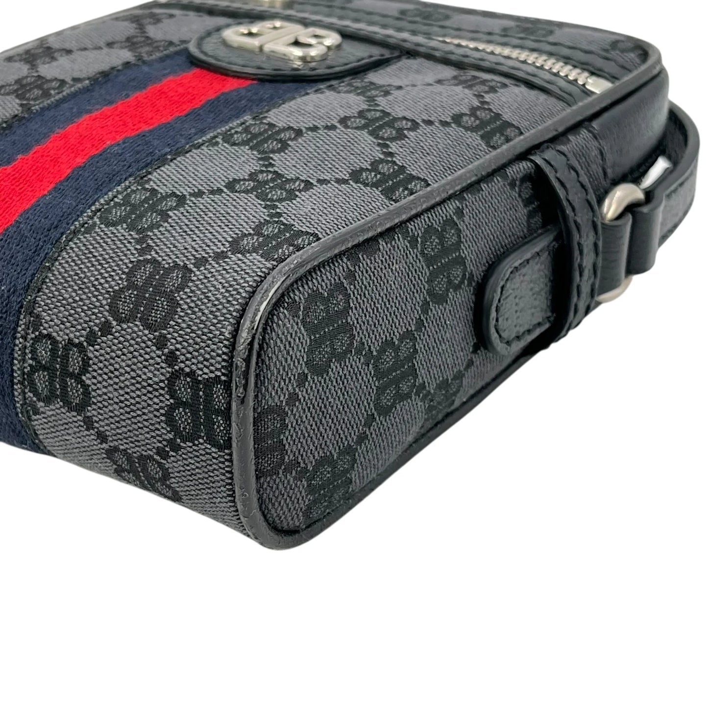 BALENCIAGA x GUCCI The Hacker Project Shoulder Bag - Black 