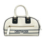 Dior Vibe Medium Bowling Bag Handbag/Shoulder Bag - White 