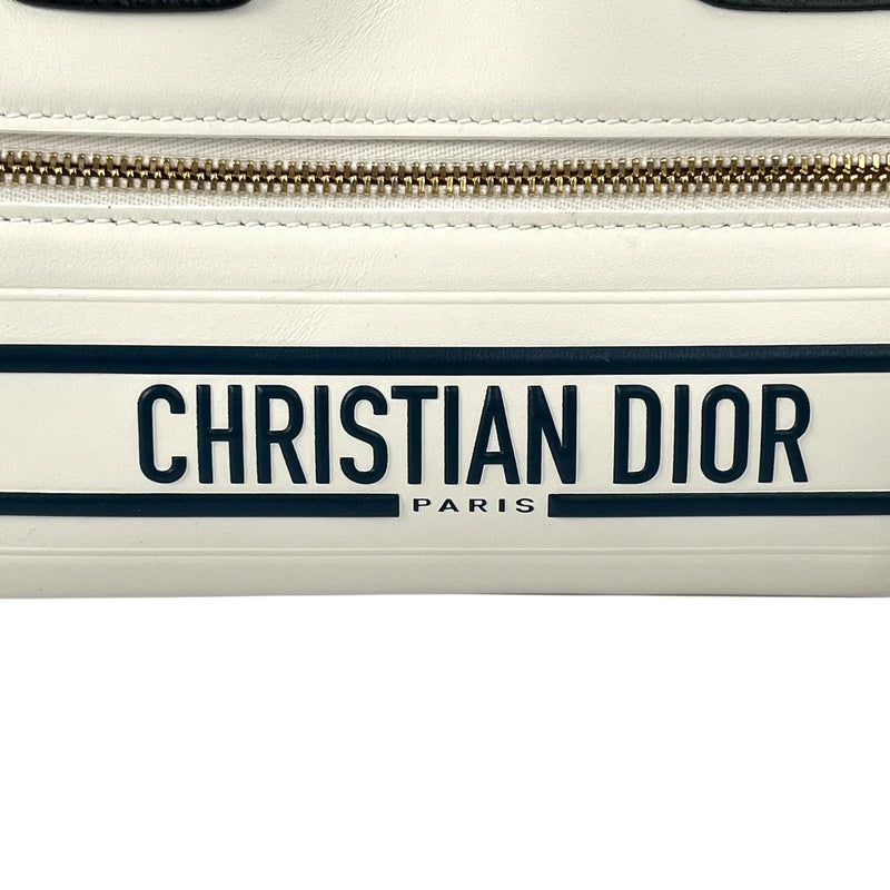Dior Vibe Medium Bowling Bag Handbag/Shoulder Bag - White 