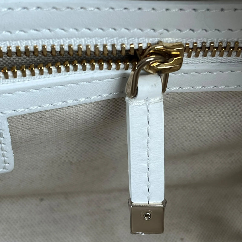 Dior Vibe Medium Bowling Bag Handbag/Shoulder Bag - White 