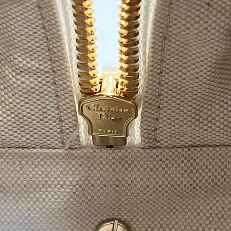 Dior Vibe Medium Bowling Bag Handbag/Shoulder Bag - White 