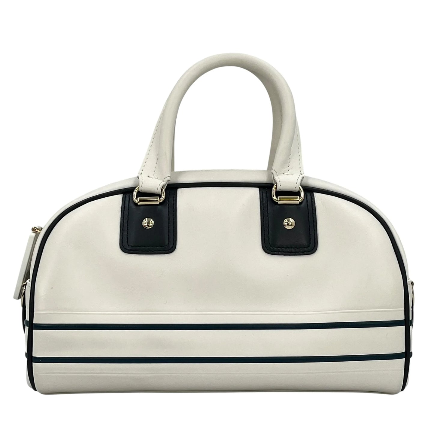 Dior Vibe Medium Bowling Bag Handbag/Shoulder Bag - White 