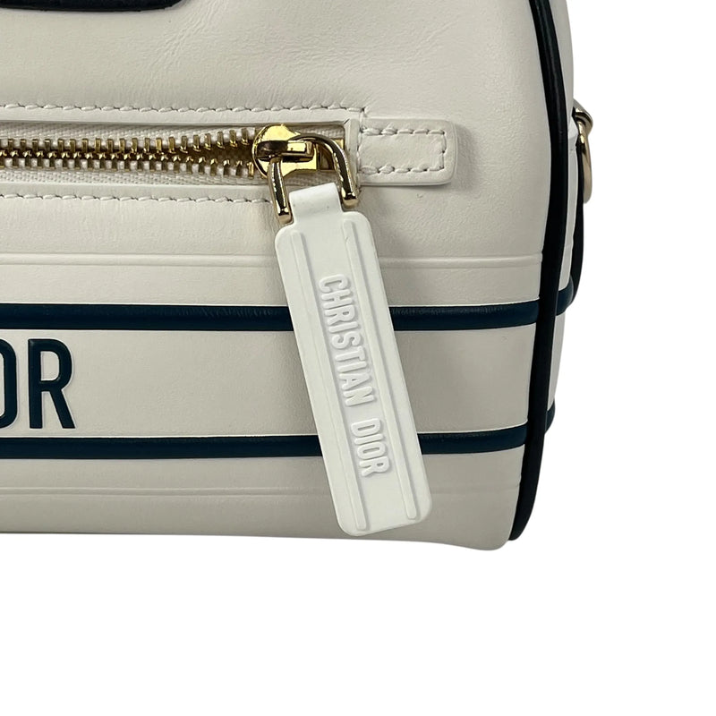 Dior Vibe Medium Bowling Bag Handbag/Shoulder Bag - White 