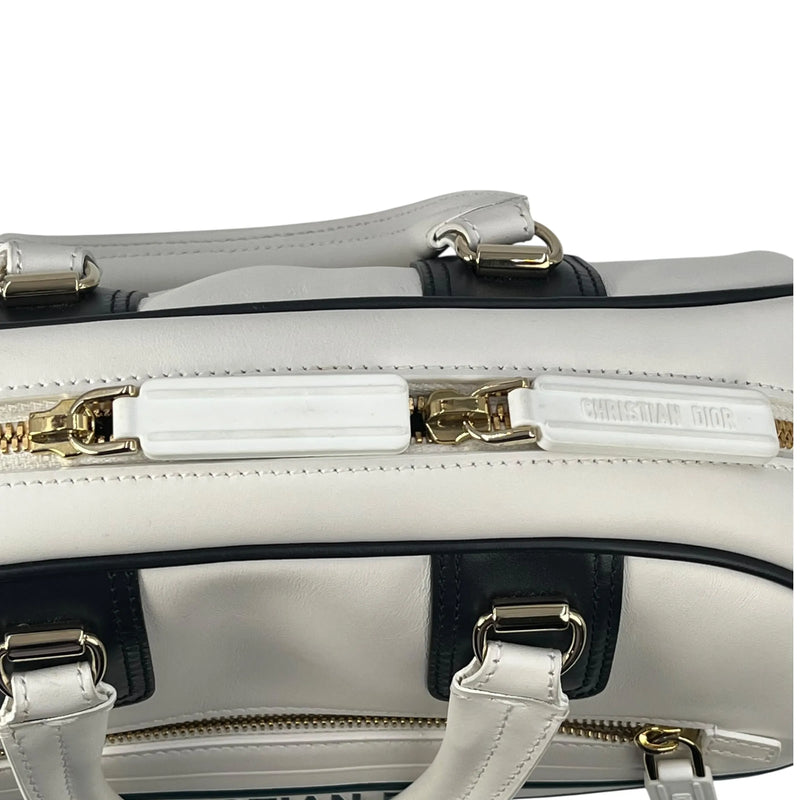 Dior Vibe Medium Bowling Bag Handbag/Shoulder Bag - White 