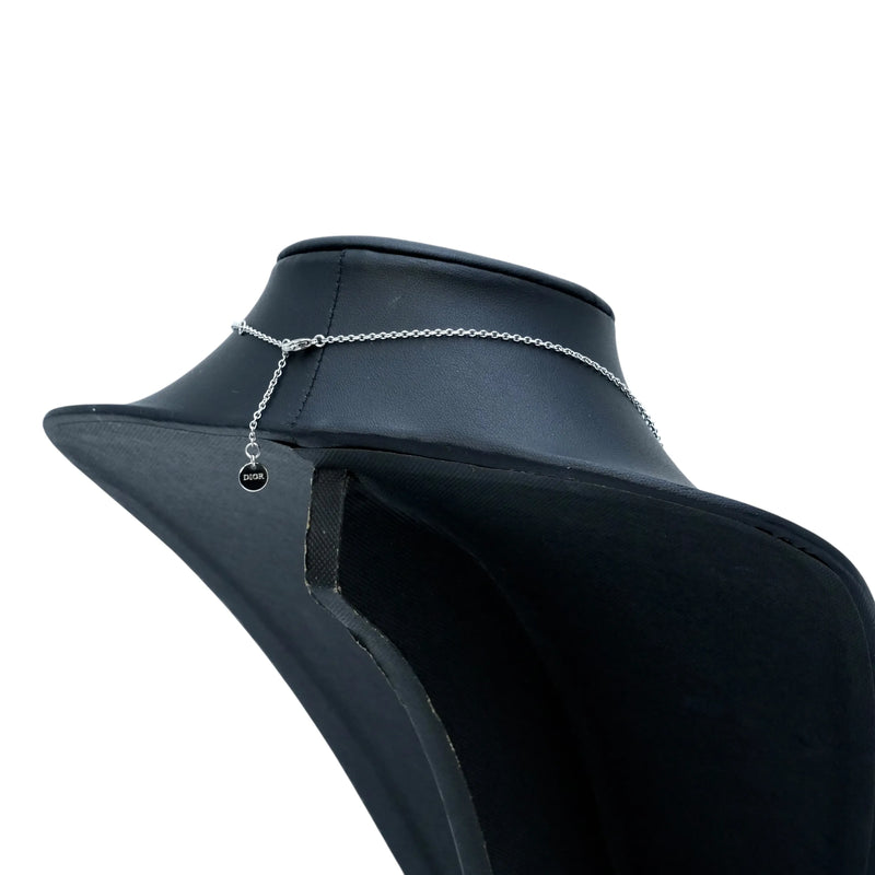 Dior Clair D Lune Rhinestone Necklace - Metal 