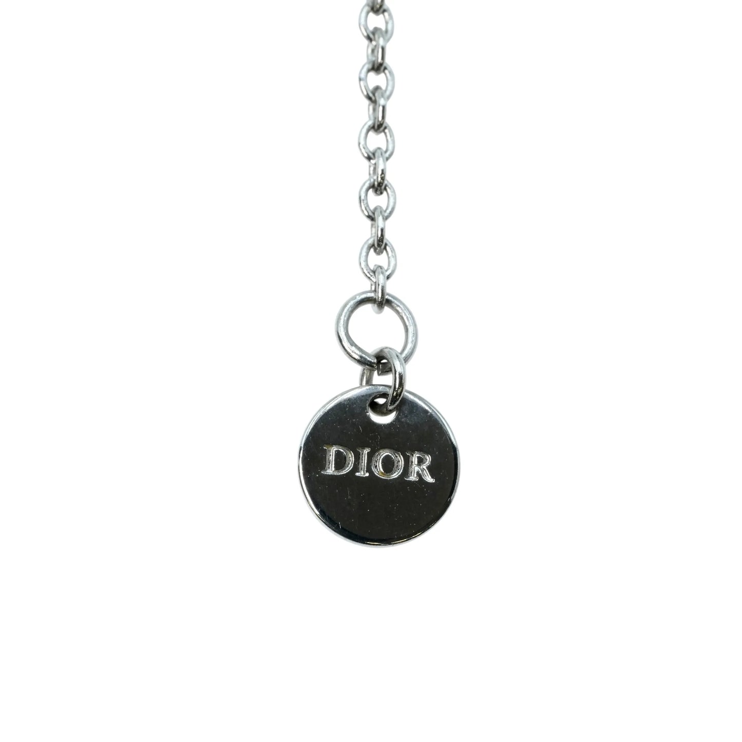 Dior Clair D Lune Rhinestone Necklace - Metal 