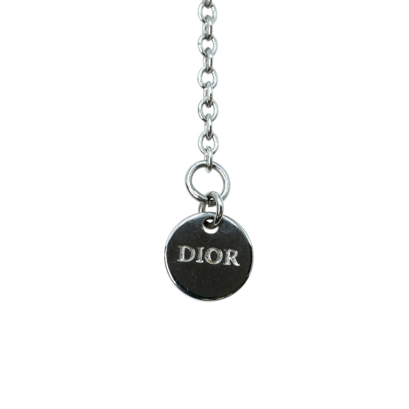 Dior Clair D Lune Rhinestone Necklace - Metal 