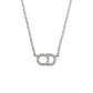 Dior Clair D Lune Rhinestone Necklace - Metal 
