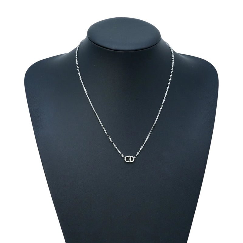 Dior Clair D Lune Rhinestone Necklace - Metal 