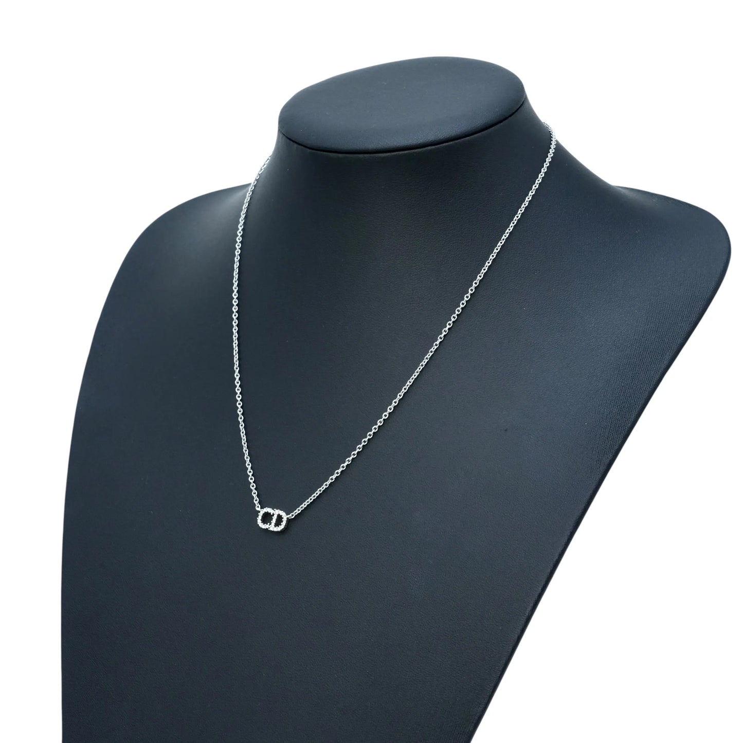 Dior Clair D Lune Rhinestone Necklace - Metal 