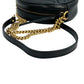 GUCCI GG Marmont Round Mini Chain Shoulder Bag - Black 