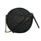GUCCI GG Marmont Round Mini Chain Shoulder Bag - Black 