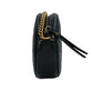 GUCCI GG Marmont Round Mini Chain Shoulder Bag - Black 