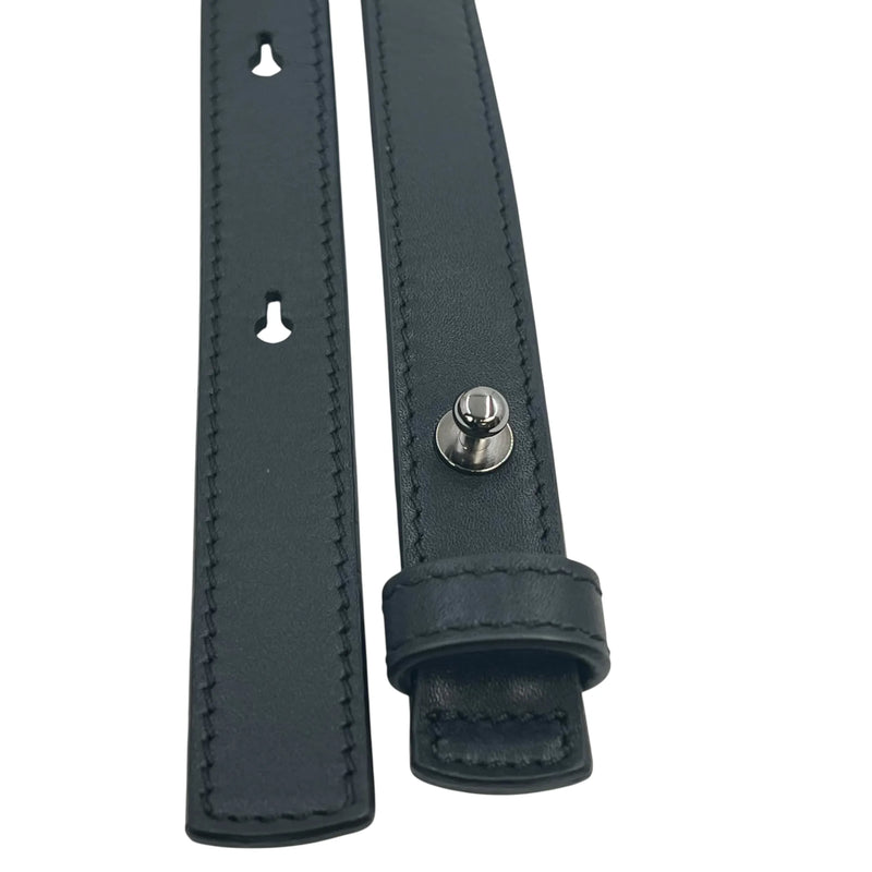 Dior オブリーク キャンバス レザー ボディバッグ ショルダーバッグ - ブラック