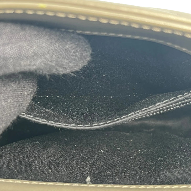 Saint Laurent ルル レザー ショルダーバッグ - グレー