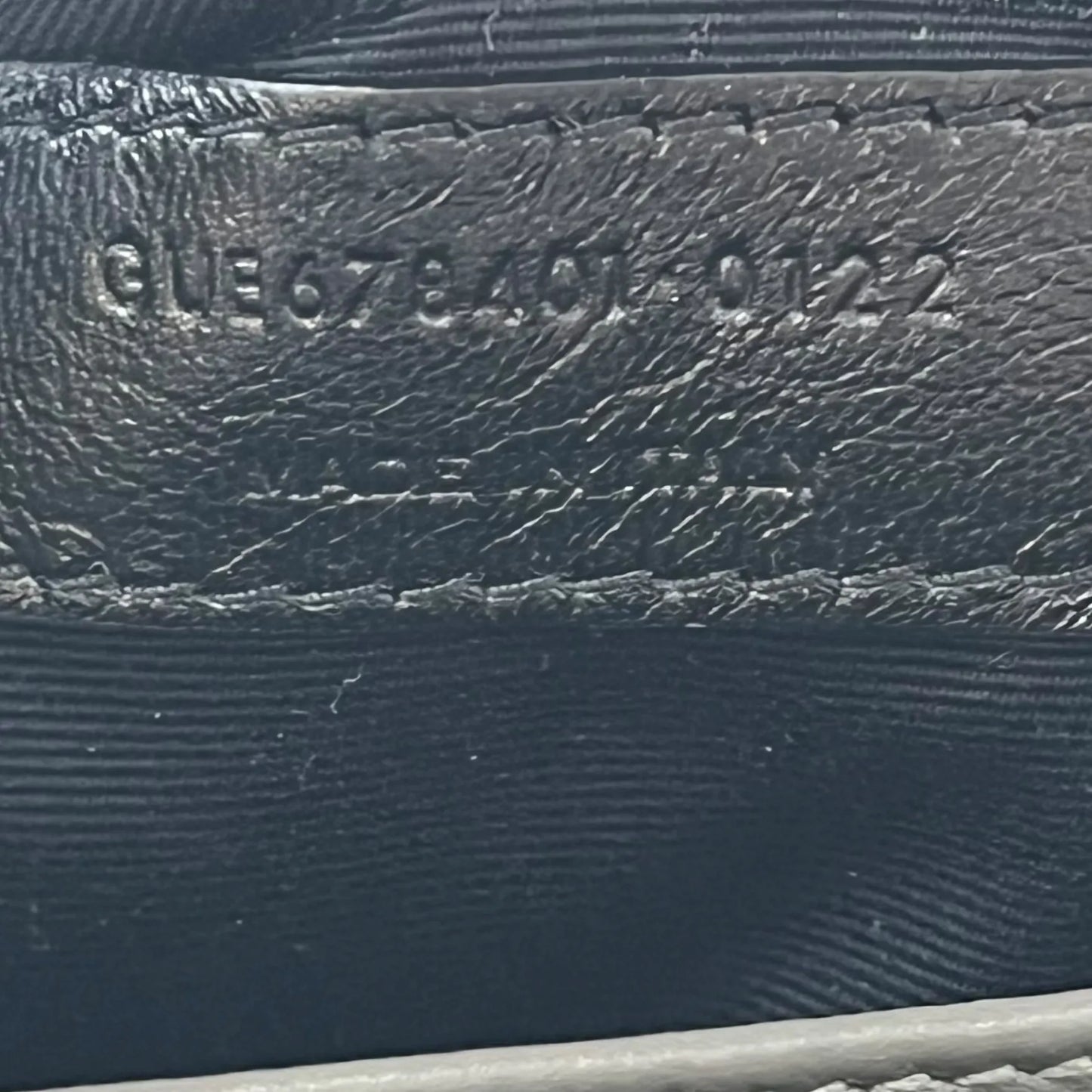 Saint Laurent ルル レザー ショルダーバッグ - グレー