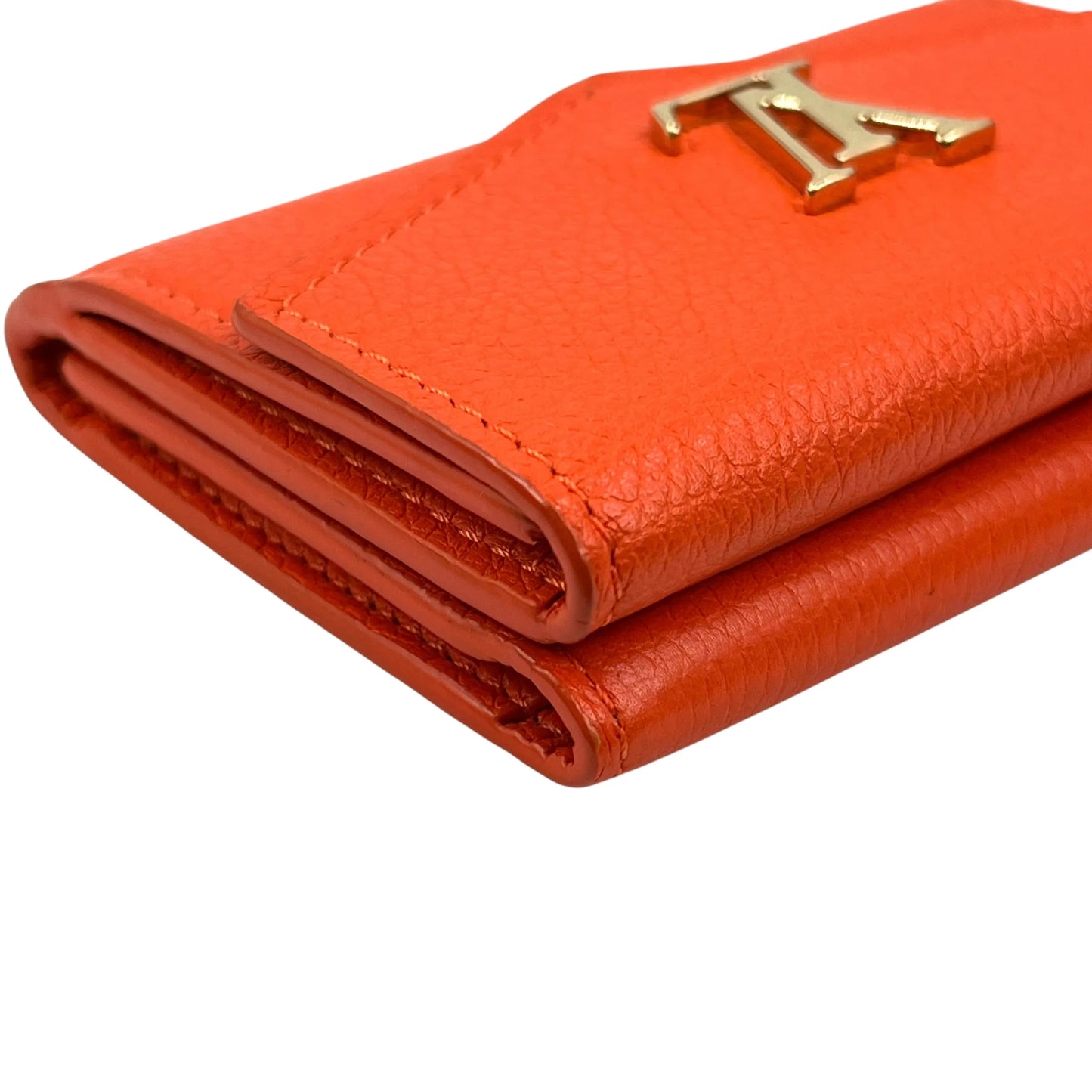 Louis Vuitton Portefeuille Rock Mini Tri-fold Compact Wallet - Orange 