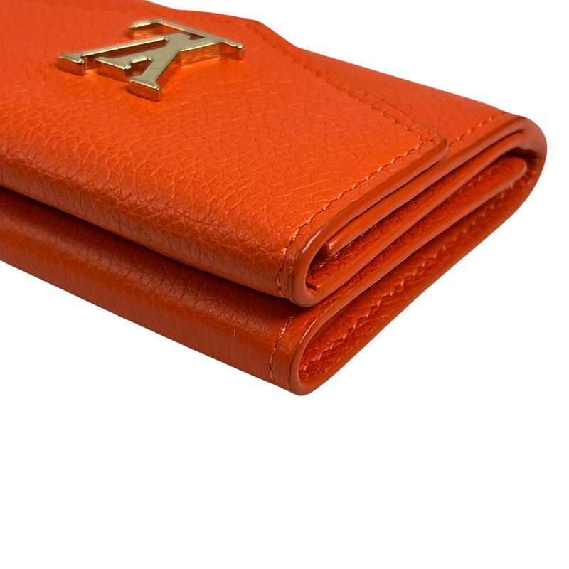 Louis Vuitton Portefeuille Rock Mini Tri-fold Compact Wallet - Orange 