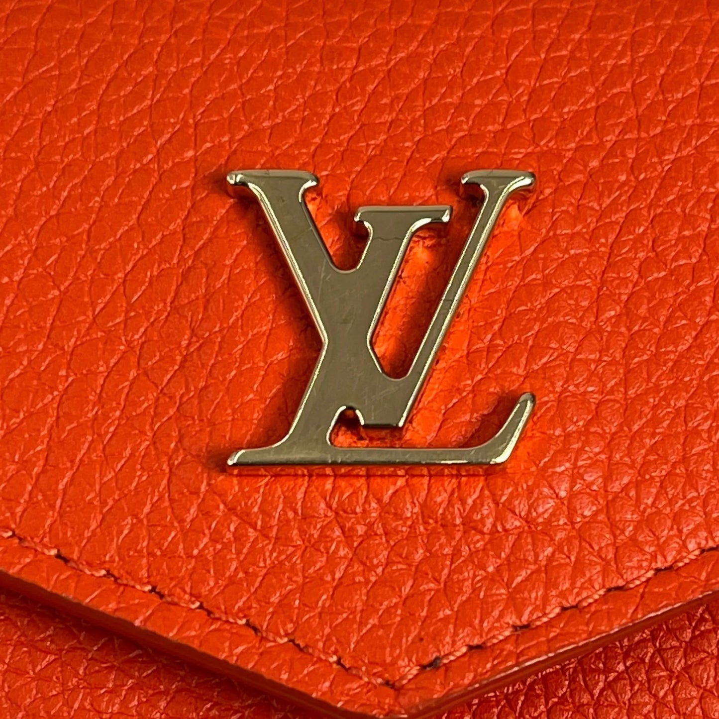 Louis Vuitton Portefeuille Rock Mini Tri-fold Compact Wallet - Orange 