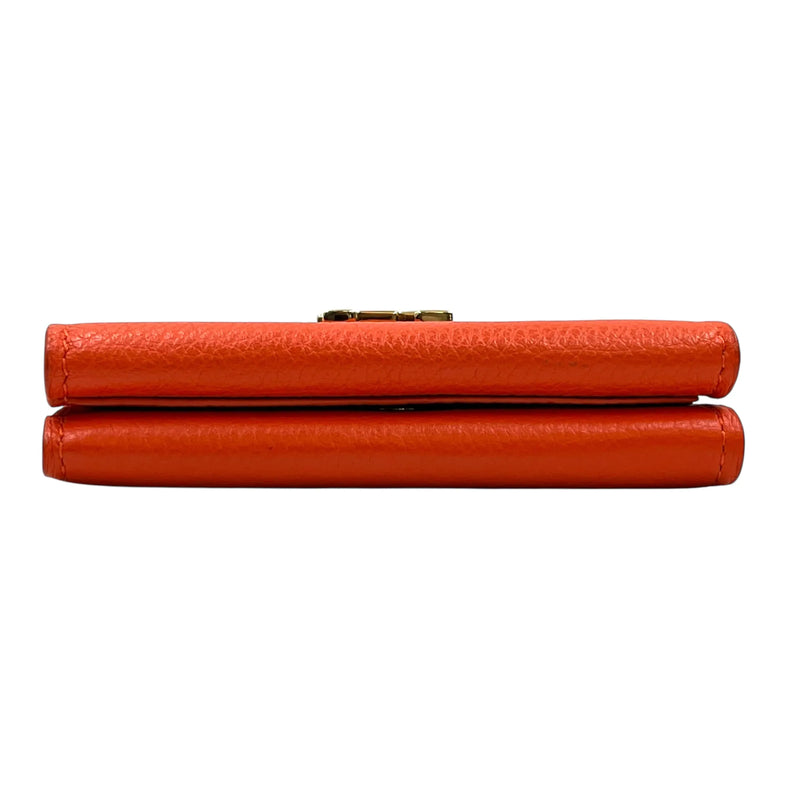 Louis Vuitton Portefeuille Rock Mini Tri-fold Compact Wallet - Orange 
