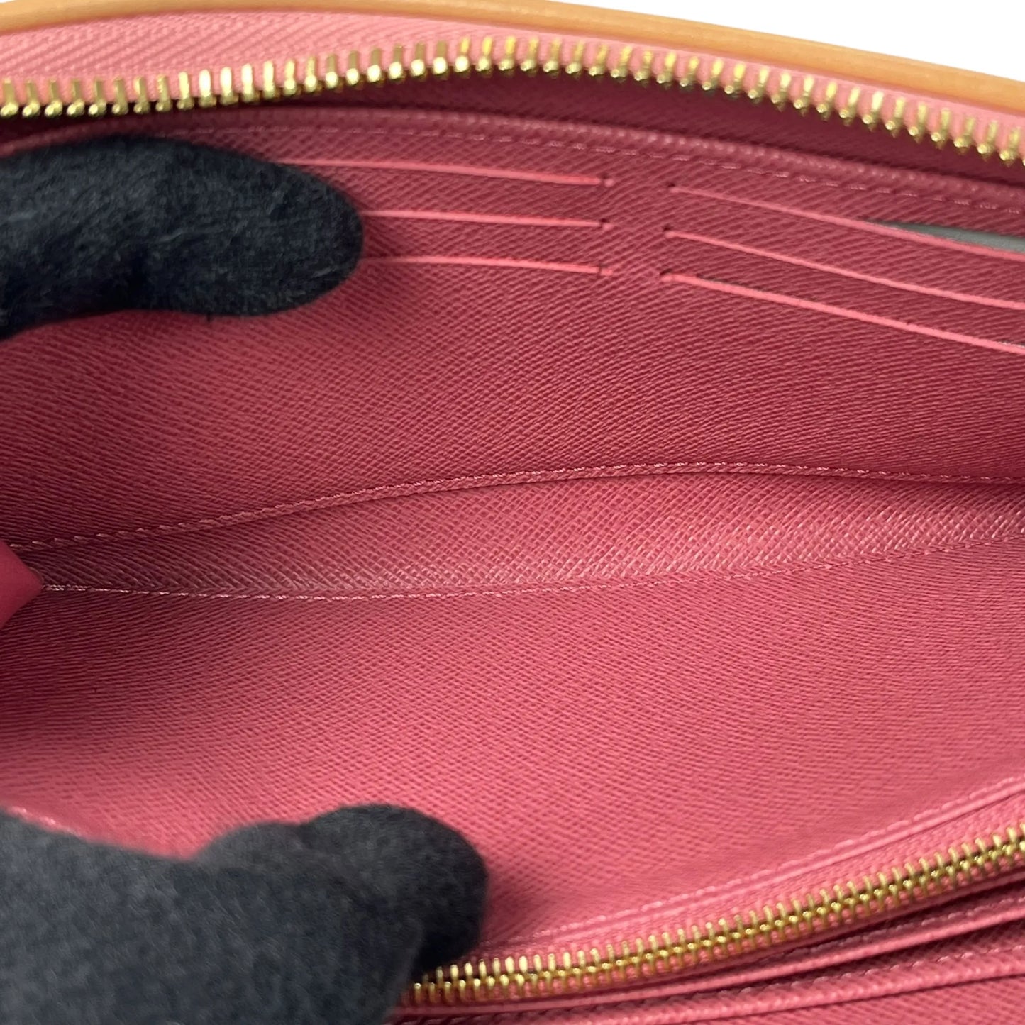 Louis Vuitton Monogram Jacquard Denim Long Wallet - Pink 