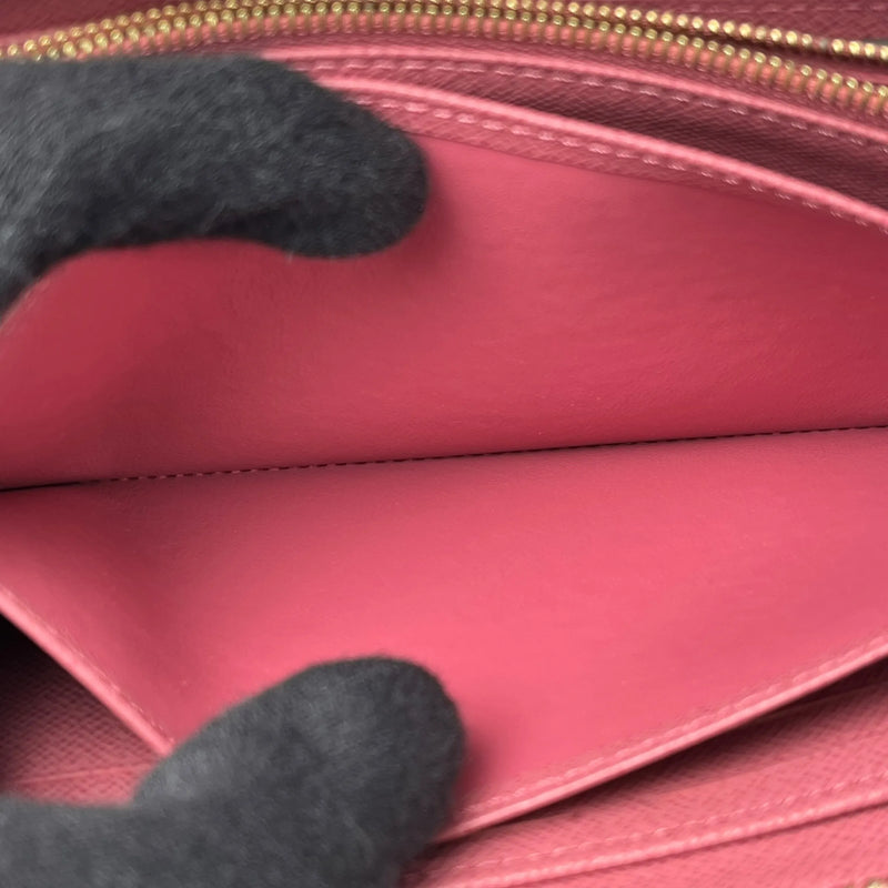 Louis Vuitton Monogram Jacquard Denim Long Wallet - Pink 
