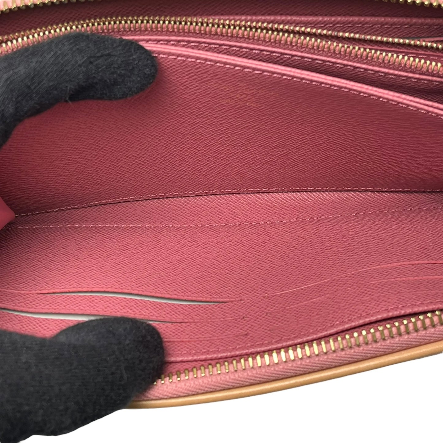 Louis Vuitton Monogram Jacquard Denim Long Wallet - Pink 